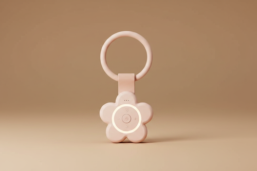 Flower Light Pink - Warm Brown